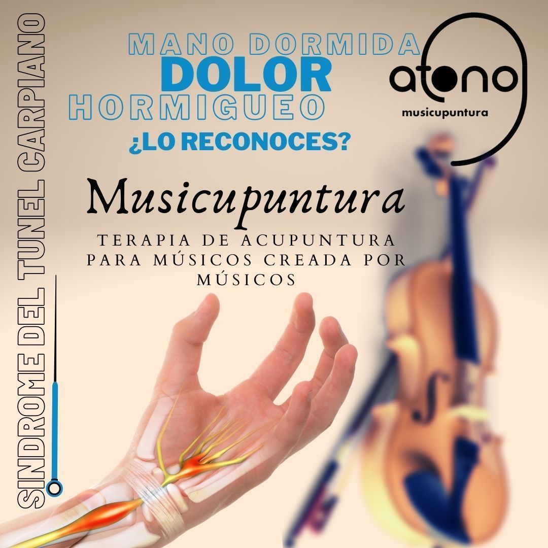 sindrome tunel carpiano musicos acupuntura